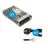 Mean Well Driver | LRS15024 | IP20 | 24V | 150W + Cavo Dell'Alimentazione 2m con Terra